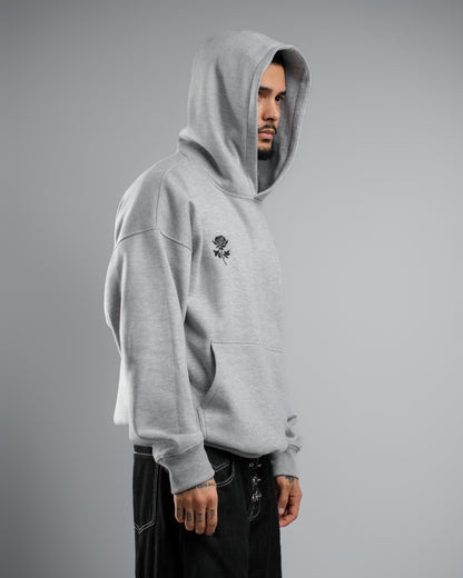 HOODIE MELANGE ROSE