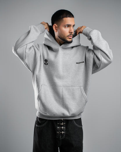 HOODIE MELANGE ROSE