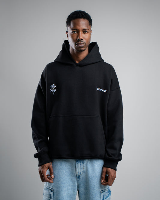 HOODIE BLACK ROSE