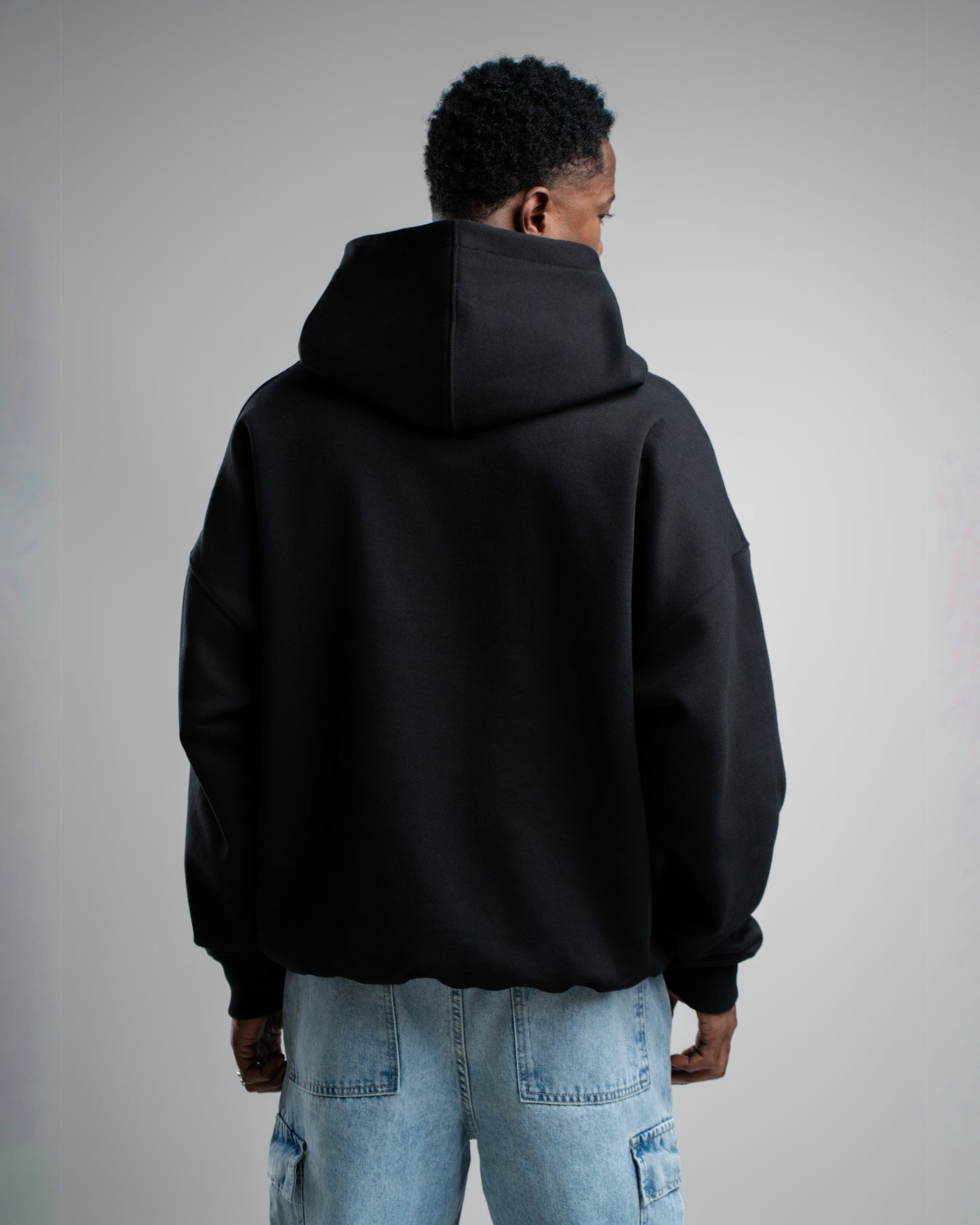 HOODIE BLACK ROSE